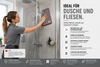 Ideal für Dusche und Fliesen