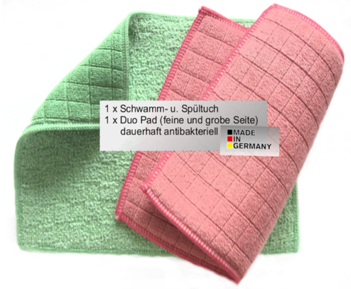 Küche Spüllappen&Schwammtuch antibakteriell